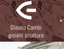 Tablet Screenshot of glaucocambi.it
